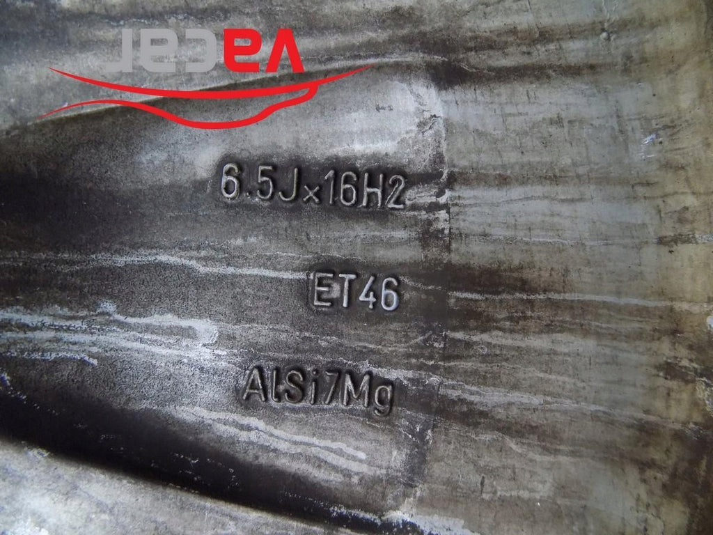 1x Alufelge 16 Zoll 6.5" 5x112 46ET Glanz Silber 5GE601025 VW Golf Vii Rim Wheel FEL7416909560zk