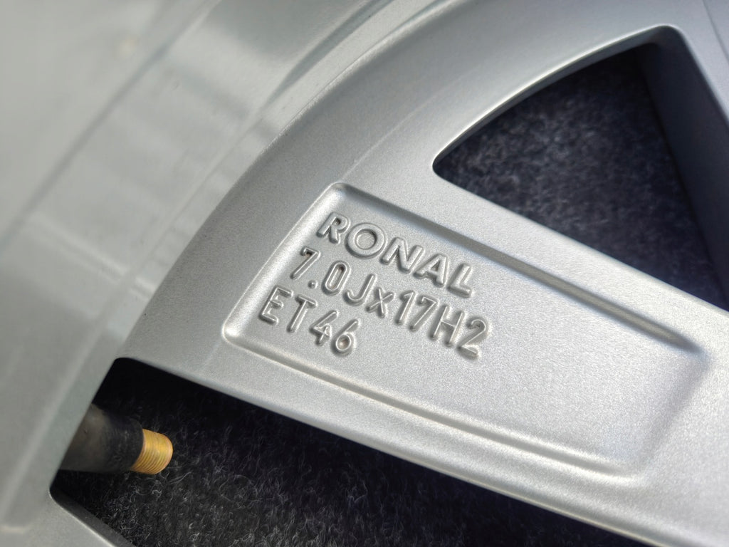 1x Alufelge 17 Zoll 7.0" 5x112 46ET Glanz Silber 5E3601025E Skoda Octavia Iv FEL2857343369em
