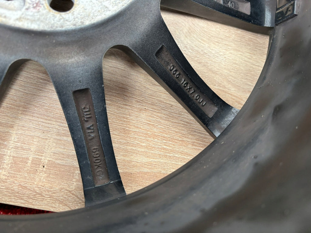 1x Alufelge 16 Zoll 7.0" 5x112 33ET 1317308 Audi Rim Wheel