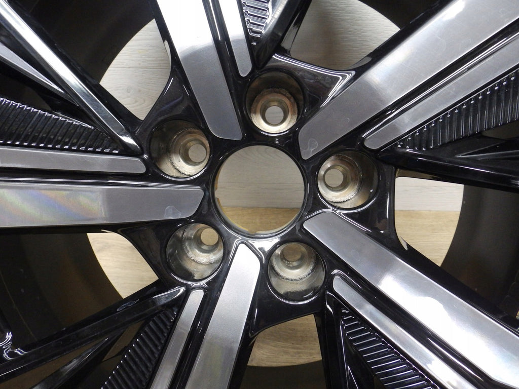 1x Alufelge 18 Zoll 8.0" 5x108 48ET Glanz Schwarz 9835058180 Peugeot 308 Iii