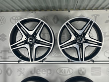 Load image into Gallery viewer, 4x Alufelge 18 Zoll 7.5&quot; 5x112 52ET Matt Schwarz A1764010302 Mercedes-Benz W176