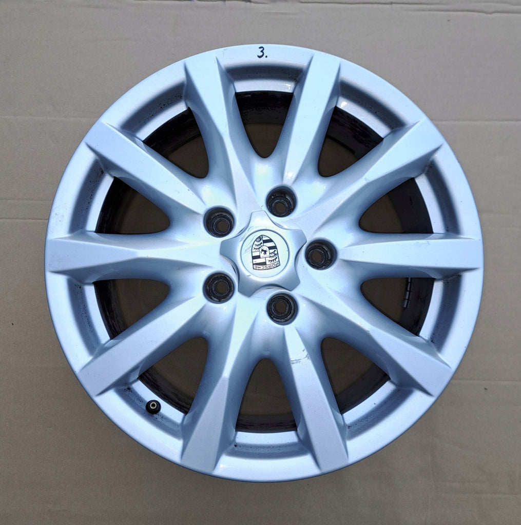 1x Alufelge 18 Zoll 8.0" 5x130 53ET Glanz Silber 7P5601025 Porsche Cayenne FEL3466138874hy