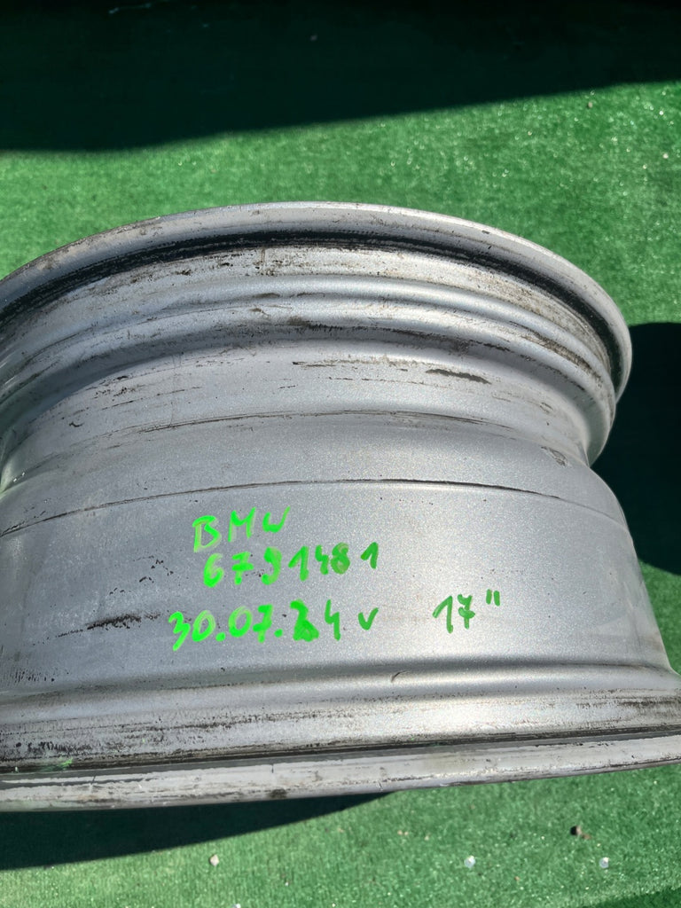 1x Alufelge 17 Zoll 8.5" 5x120 37ET Silber 6791481 BMW E46 E91 E93 E90 E92 FEL8294458693dp