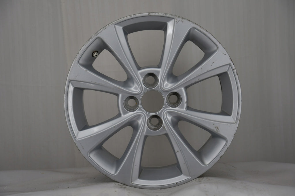 1x Alufelge 15 Zoll 5.0" 4x100 39ET Glanz Silber PW457-0D000 Toyota Rim Wheel FEL8180381146eh