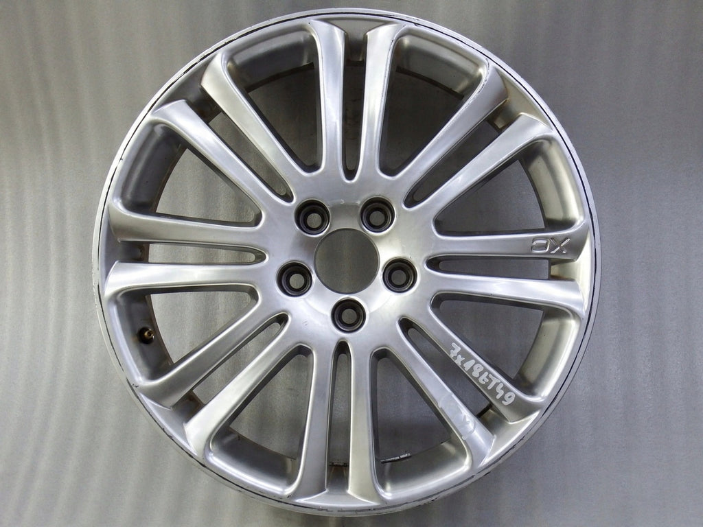 1x Alufelge 18 Zoll 7.0" 5x108 49ET Glanz Silber Volvo Rim Wheel