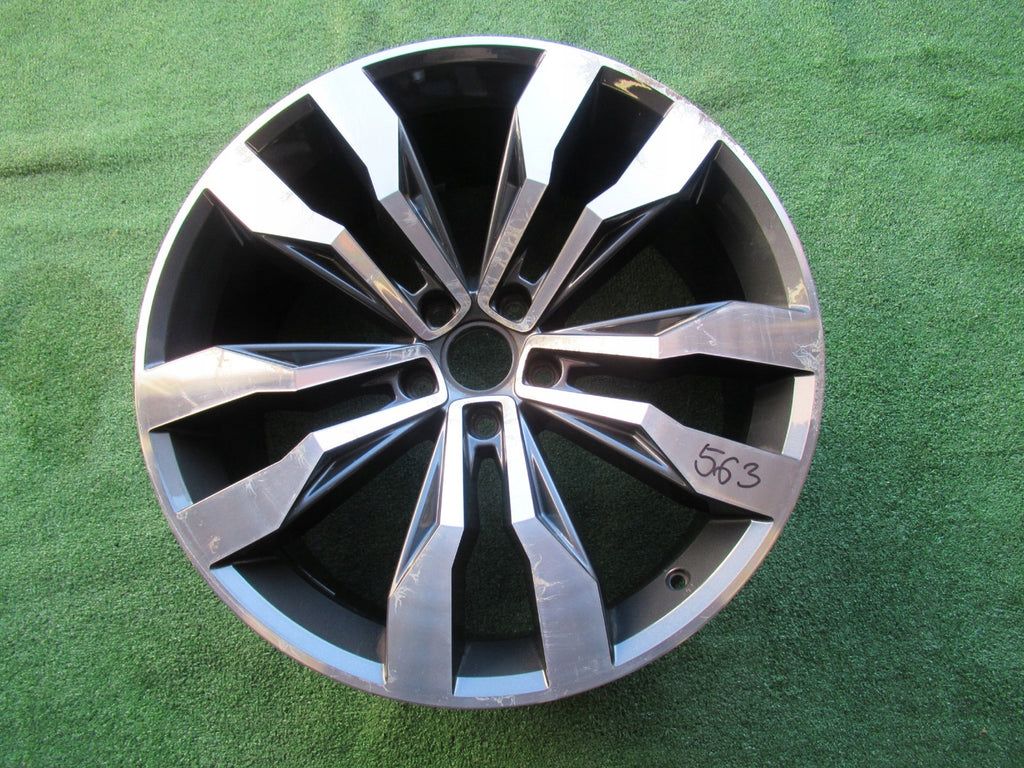 1x Alufelge 20 Zoll 8.5" 5x112 38ET Glanz Grau 5NN601025E Mg Tiguan Rim Wheel