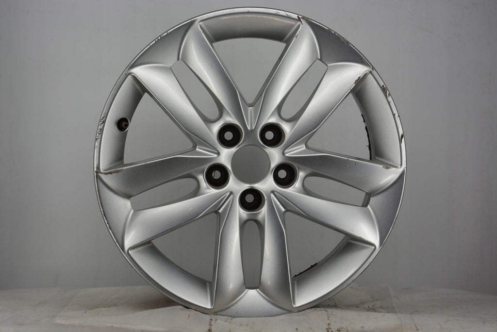 1x Alufelge 17 Zoll 7.0" 5x108 46ET Glanz Silber 967140380 Peugeot Rim Wheel