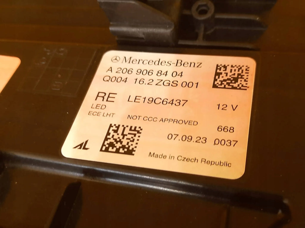 Frontscheinwerfer Mercedes-Benz W206 A2069068404A2069068404 LED Rechts Headlight SCH1408410154jy