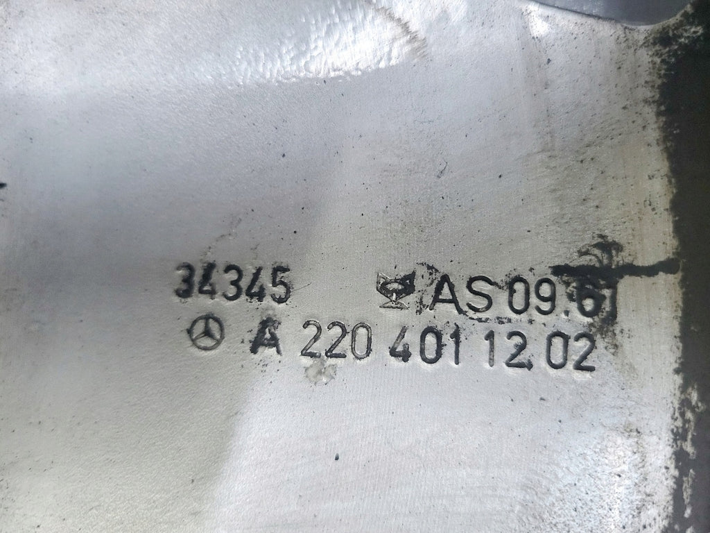 1x Alufelge 17 Zoll 7.5" 5x112 46ET Glanz Silber A2204011202 Mercedes-Benz W220