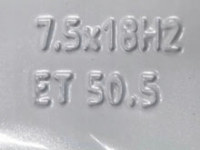 Load image into Gallery viewer, 1x Alufelge 18 Zoll 7.5" 5x108 50ET Glanz Silber 31471553 Volvo Xc40 Rim Wheel FEL7637330749zk