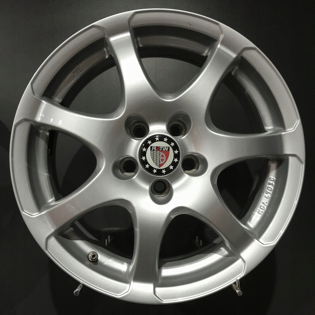 4x Alufelge 16 Zoll 6.0" 5x100 38ET Glanz Silber KBA47038 Skoda Kamiq Rim Wheel FEL1360142377ou