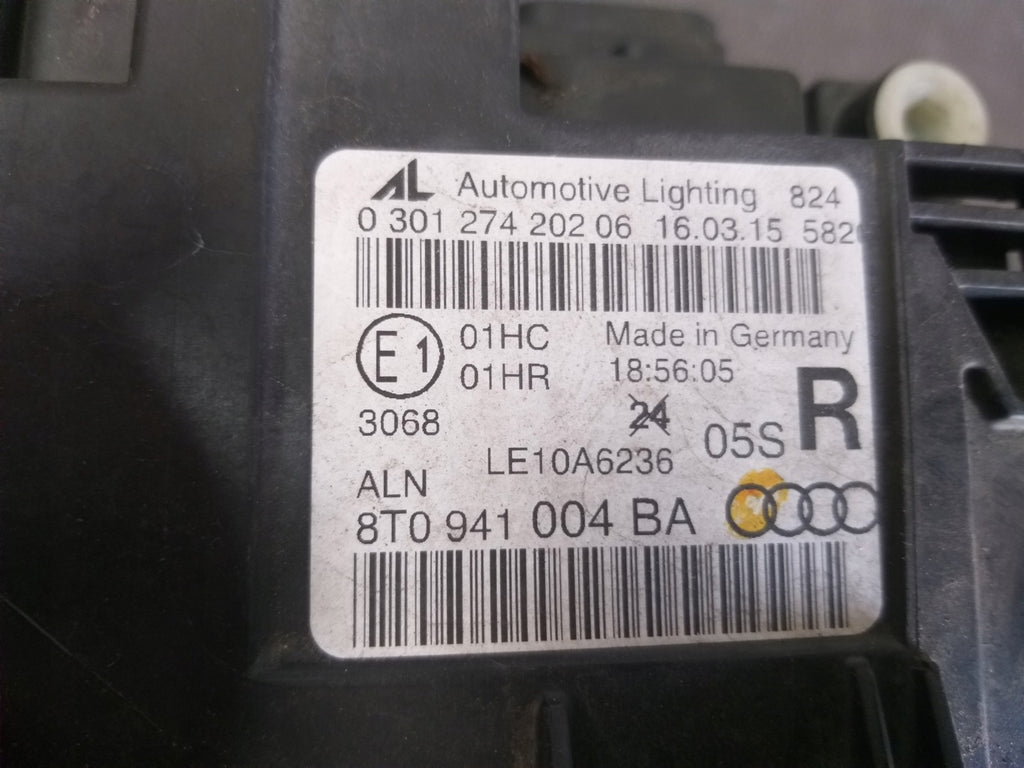 Frontscheinwerfer Audi A5 8T0941004 Rechts Scheinwerfer Headlight