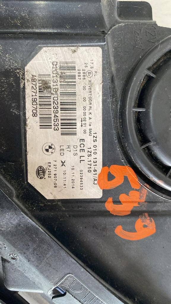 Frontscheinwerfer BMW 5 F11 F10 1ZS010131-61 Xenon Links Scheinwerfer Headlight SCH9804208823uu