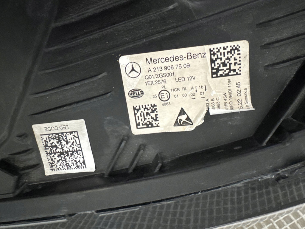 Frontscheinwerfer Mercedes-Benz W213 A2139067509 Full LED Links Headlight SCH3438115716lr