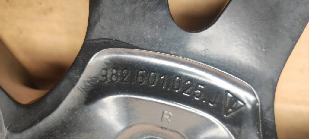 1x Alufelge 20 Zoll 10.0" 5x130 45ET Schwarz 982601025J Porsche Cayman Rim Wheel FEL6696032158oo
