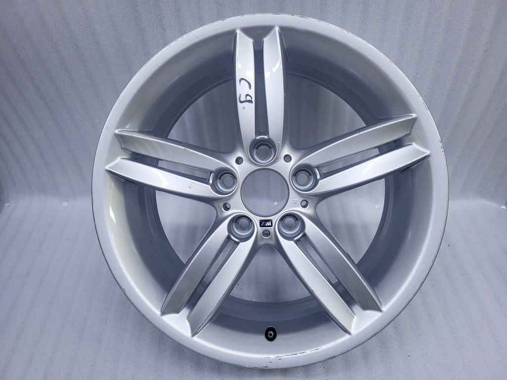 1x Alufelge 18 Zoll 8.0" 5x120 49ET Glanz Silber 8036940 BMW E46 1 E81 E87 FEL2680790674gm