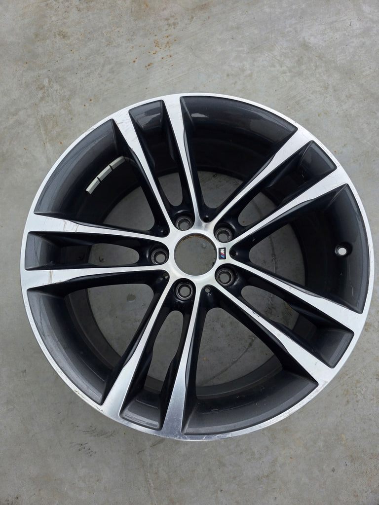 1x Alufelge 19 Zoll 9.0" 5x120 42ET Glanz Graphit 7847544 BMW Mg Rim Wheel FEL6079140884os
