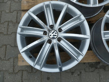 Laden Sie das Bild in den Galerie-Viewer, 4x Alufelge 18 Zoll 7.0" 5x112 43ET Glanz Silber 5N0601025D VW Rim Wheel FEL7075486830le