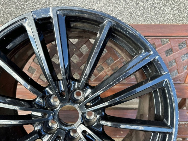 1x Alufelge 20 Zoll 8.5" 5x112 50ET Glanz Schwarz 6887446 BMW I8 Rim Wheel FEL1105851103uk