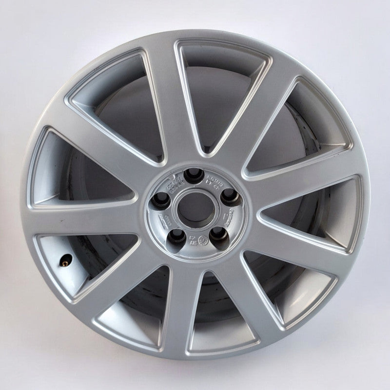 1x Alufelge 18 Zoll 8.0" 5x112 43ET Glanz Silber 4E0601025AB Audi A8 Rim Wheel