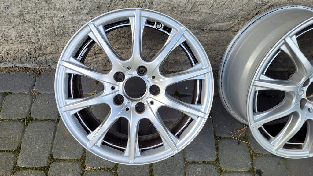 4x Alufelge 16 Zoll 6.5" 5x112 38ET Glanz Silber A2054012400 Mercedes-Benz W205