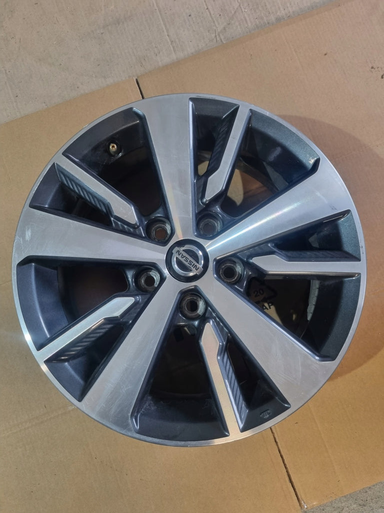 1x Alufelge 16 Zoll 6.5" 5x114.3 40ET Glanz Graphit N856014 Mg Micra I Pulsar FEL4615925479dn