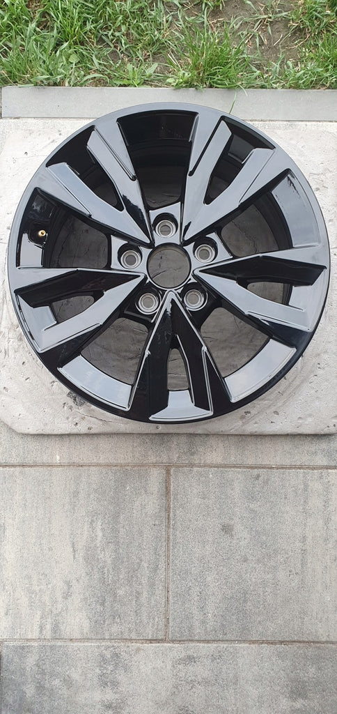 1x Alufelge 16 Zoll 6.5" 5x112 Glanz 8Y0071496A Audi A3 Rim Wheel FEL2742271279ab