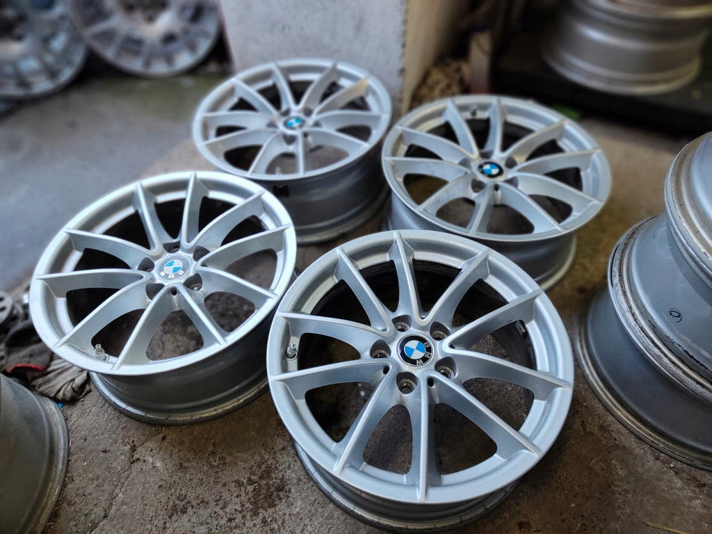 4x Alufelge 17 Zoll 7.5" 5x112 27ET Glanz Silber 6868217 BMW Rim Wheel FEL7676628600eu