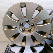 Load image into Gallery viewer, 4x Alufelge 16 Zoll 7.0&quot; 5x112 35ET Glanz Silber 4F0601025N Audi A6 C6 Rim Wheel