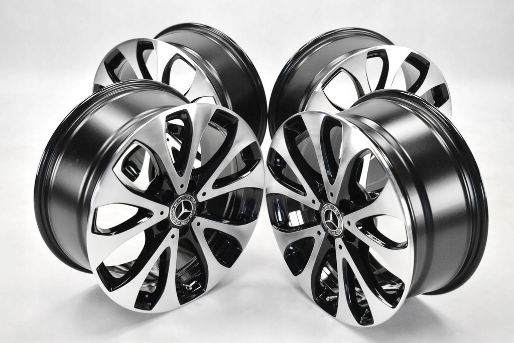 4x Alufelge 18 Zoll 8.0" 5x112 45ET Glanz Silber A2134011100 Mercedes-Benz W213 FEL5487811390bj