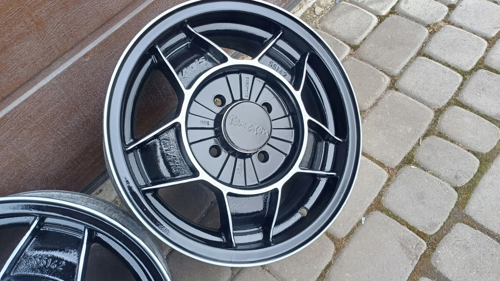 4x Alufelge 14 Zoll 5.5" 4x100 38ET Ford Fiesta Sierra Escort Classic Courier FEL3218996529de