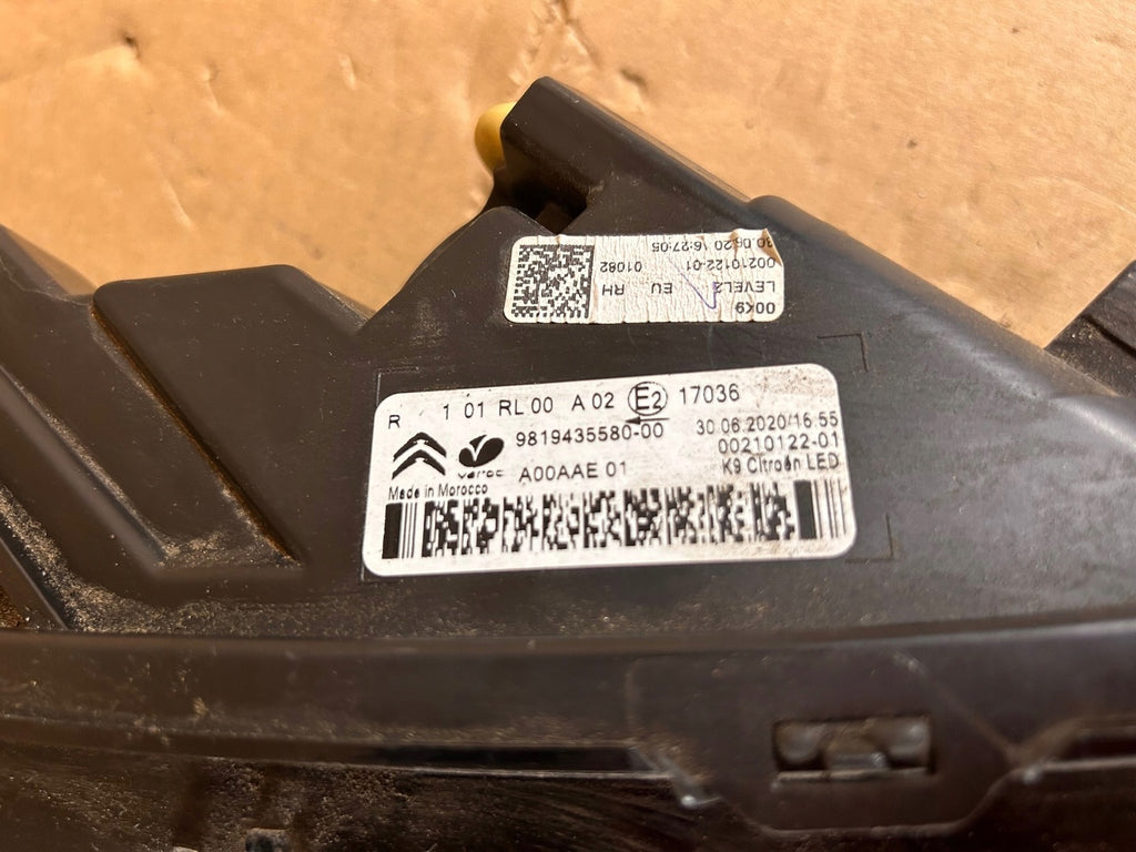 Frontscheinwerfer Citroën Berlingo 981943558000 LED Rechts Headlight