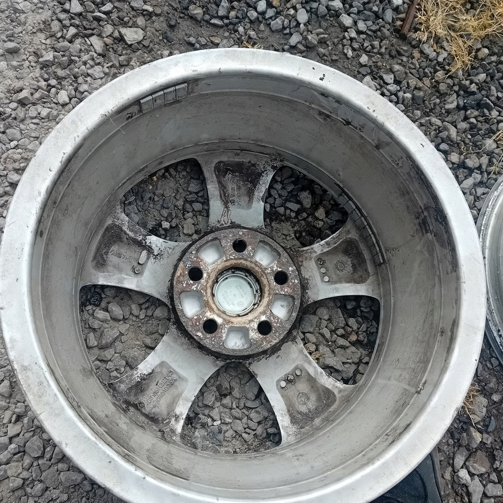 3x Alufelge 15 Zoll 6.0" 5x100 5J0601025A Skoda Rim Wheel