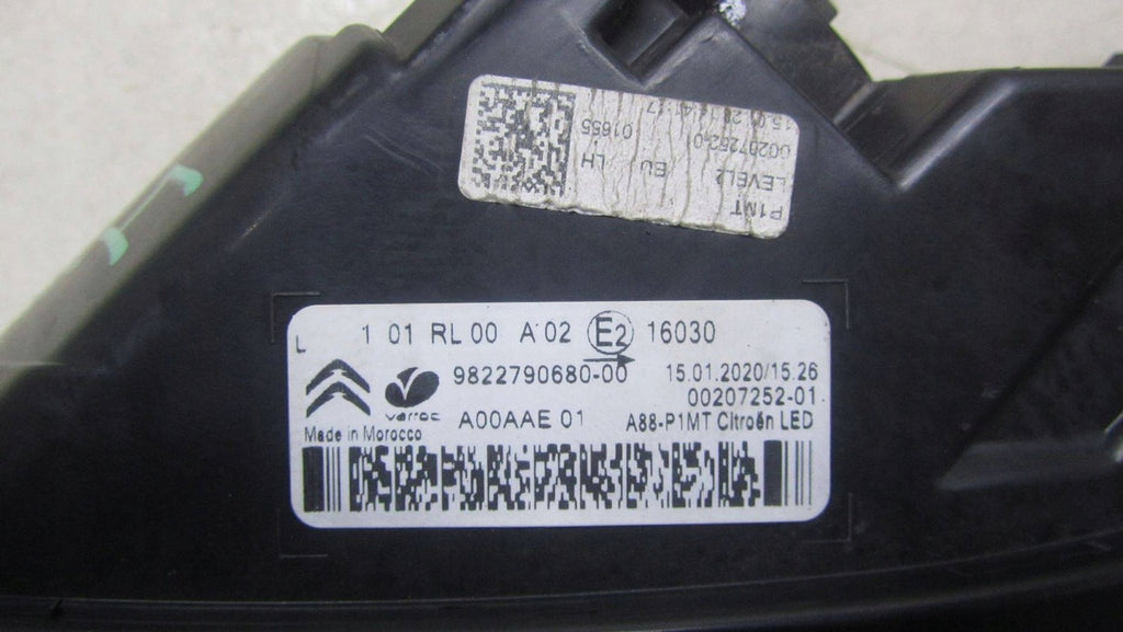 Frontscheinwerfer Citroën C3 Aircross 9822790680 LED Links Headlight