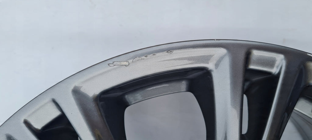 1x Alufelge 17 Zoll 7.0" 4x108 47,5ET Glanz Silber Ford Fiesta Rim Wheel