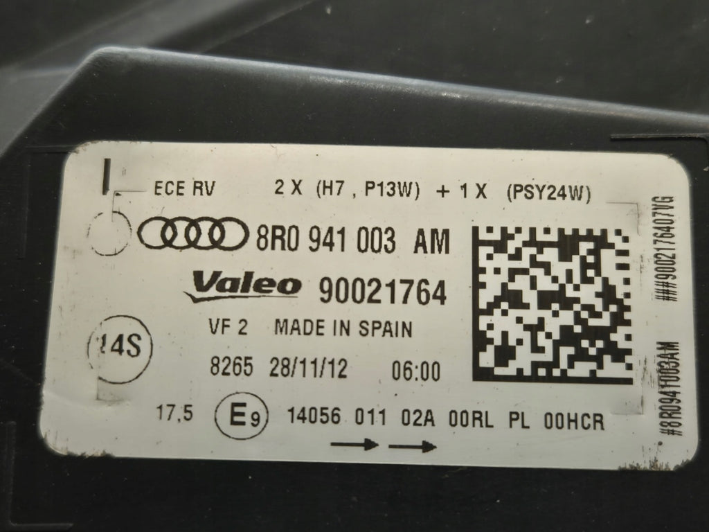 Frontscheinwerfer Audi Q5 8R0941003AM Links Scheinwerfer Headlight SCH7656419494as