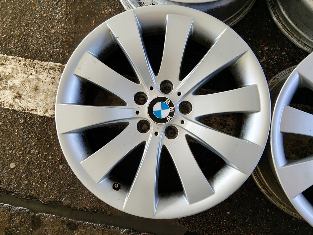 4x Alufelge 18 Zoll 8.0" 5x120 30ET Glanz Silber BMW F01 F07 Rim Wheel FEL3161123350pk