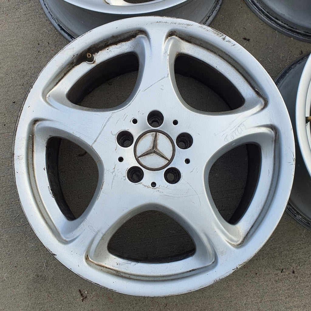 4x Alufelge 18 Zoll 8.0" 5x112 44ET 2204010302 Mercedes-Benz W220 Rim Wheel FEL7608526791tz