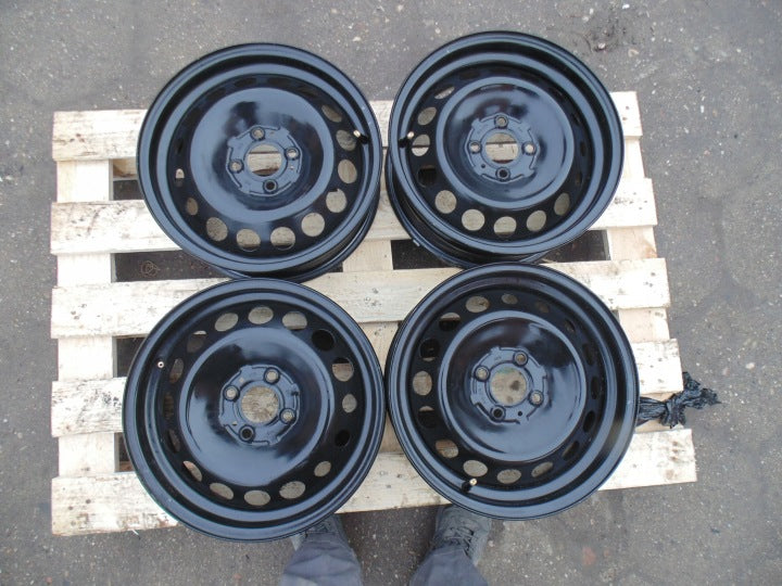 4x Alufelge 15 Zoll 5.5" 4x100 Renault Rim Wheel FEL2200313354ir