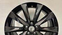 Laden Sie das Bild in den Galerie-Viewer, 1x Alufelge 17 Zoll 7.0&quot; 5x100 46ET Glanz Schwarz 5JJ601025 Skoda Rim Wheel