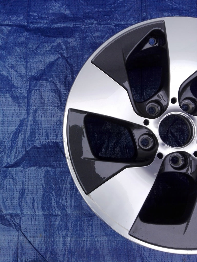 1x Alufelge 16 Zoll 7.0" 5x120 31ET Glanz Grau 6870611 BMW 3 F30 F31 Mg FEL1232059181es