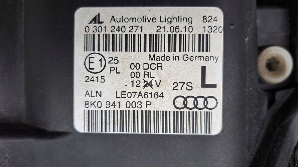 Frontscheinwerfer Audi A4 B8 8K0941003P Xenon Links Scheinwerfer Headlight