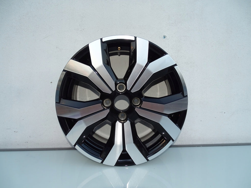 1x Alufelge 16 Zoll 6.5" 4x100 45ET Glanz Schwarz 403009410R Dacia Sandero I FEL5223284364rl