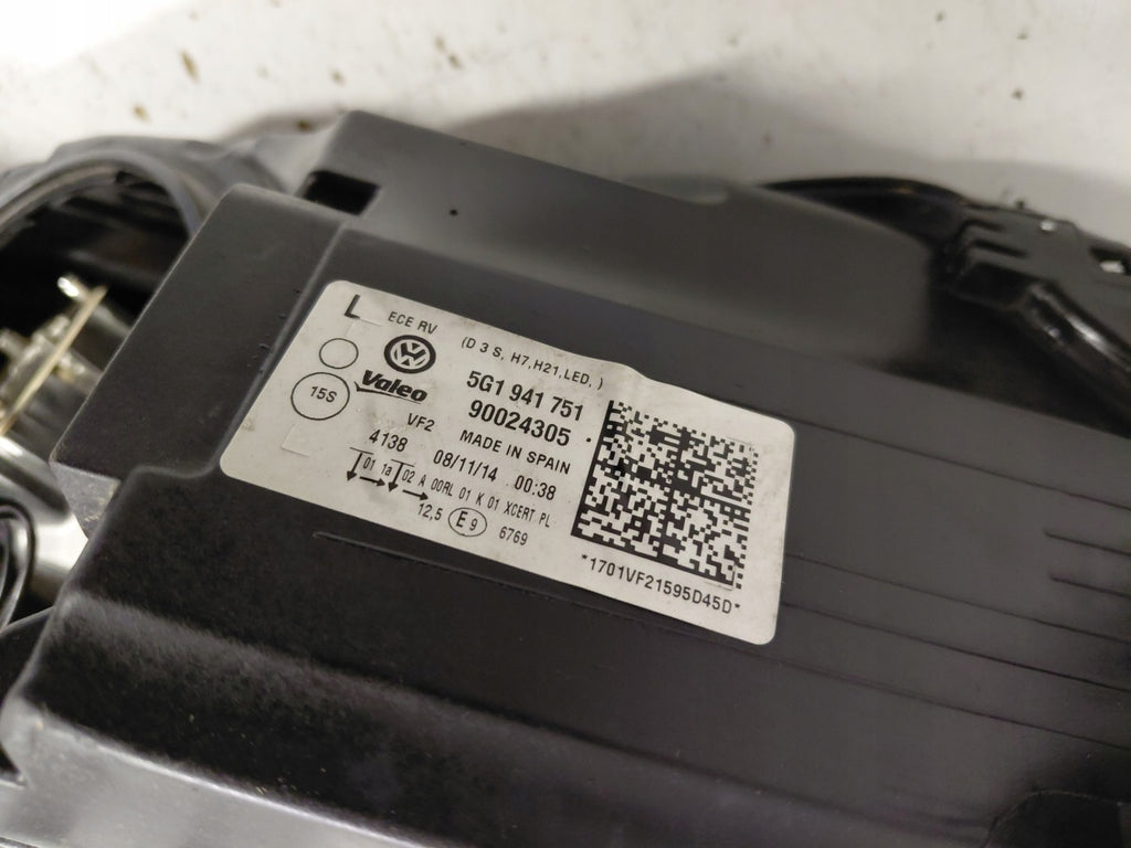 Frontscheinwerfer VW Golf VII 5G1941751 Links Scheinwerfer Headlight SCH5942211948ex