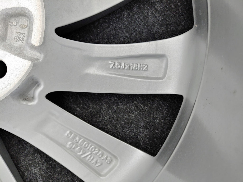 1x Alufelge 18 Zoll 7.5" 5x112 48ET Glanz Silber 5E3601025J Skoda Octavia 5e3 Iv FEL1579918062kl