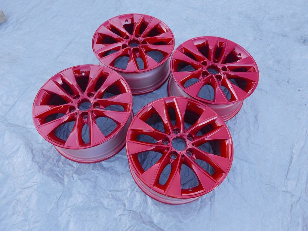 4x Alufelge 17 Zoll 7.5" 5x120 43ET Glanz Weiß 6850152 BMW F22 F21 F20 Rim Wheel FEL7920421333da