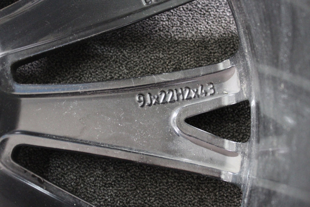 1x Alufelge 22 Zoll 9.0" 5x108 43ET Glanz Schwarz 31454682 Volvo Xc60 Rim Wheel FEL5518762002aa