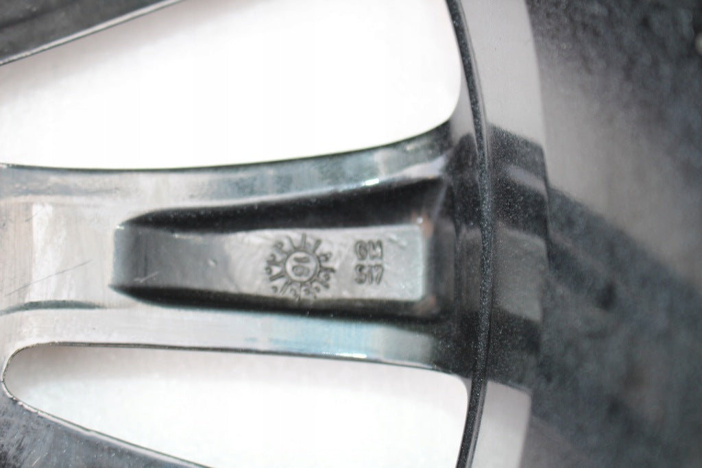 1x Alufelge 17 Zoll 7.0" 4x100 44ET Glanz Silber 13402972 13445918 Opel Corsa E FEL4310444285zn