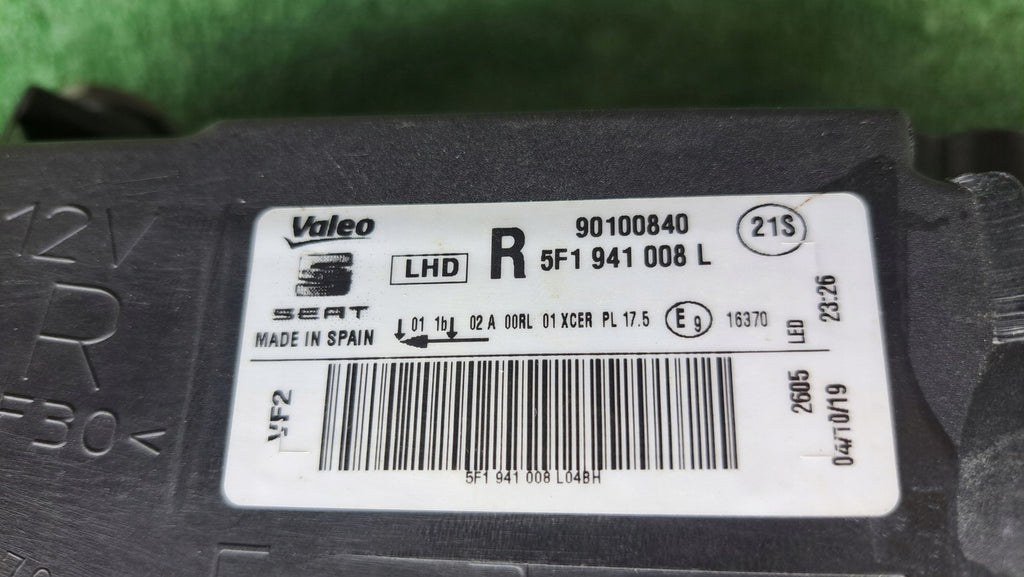 Frontscheinwerfer Seat Leon 5f1 5F1941008L LED Rechts Scheinwerfer Headlight