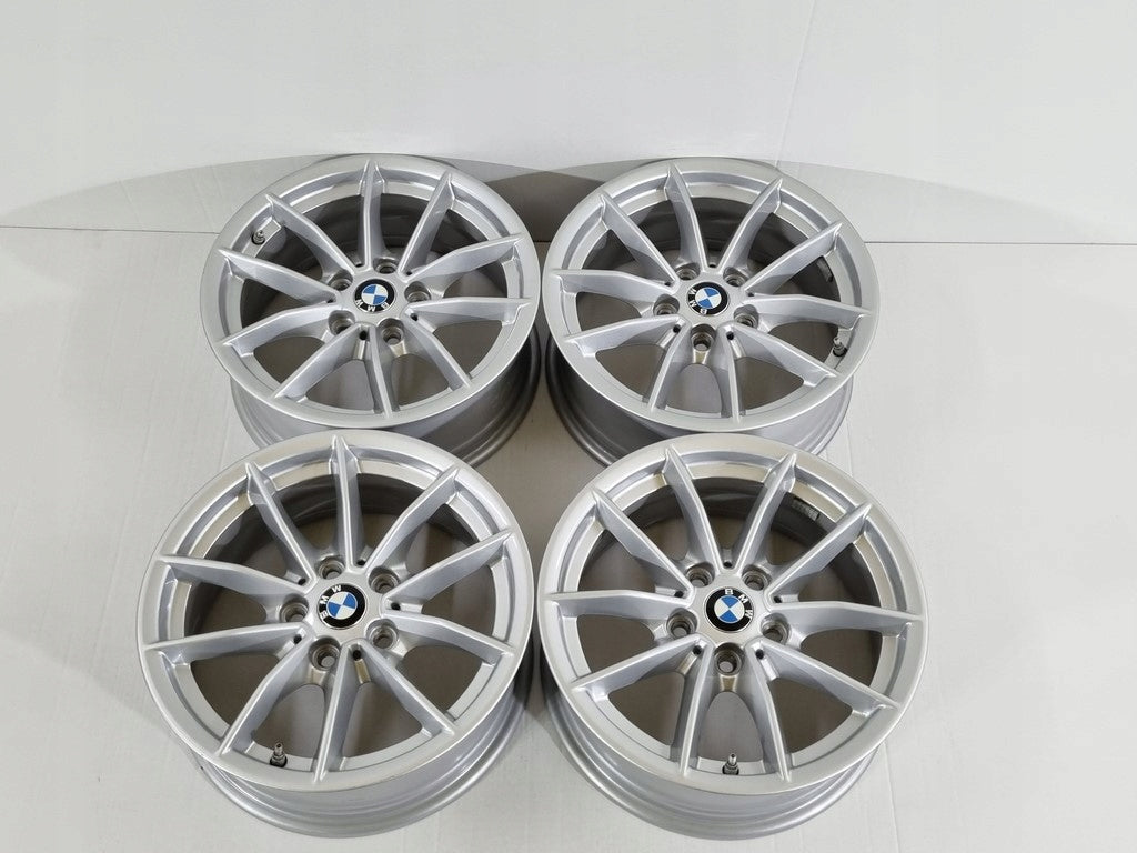4x Alufelge 16 Zoll 6.5" 5x112 22ET Glanz Silber 6876921 BMW Rim Wheel FEL1283093627vd